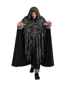 Mantello della Morte Taglia L - di alta qualità, ideale per il Carnevale, feste a tema ed eventi speciali.